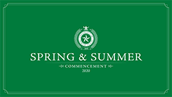 image of spring-summer 2020 commencement program