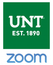 Picture of UNT and Zoom logos