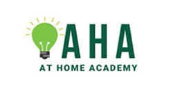 At Home Academy logo with lightbulb