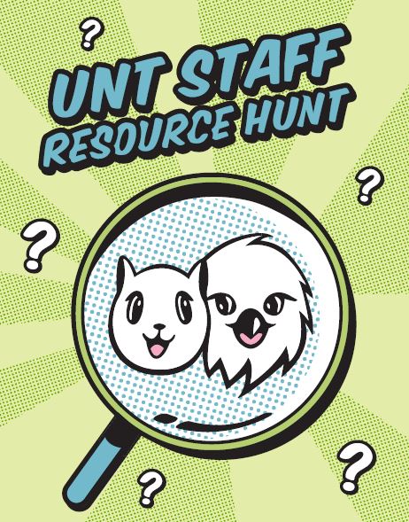 UNT Staff Resource Hunt Logo