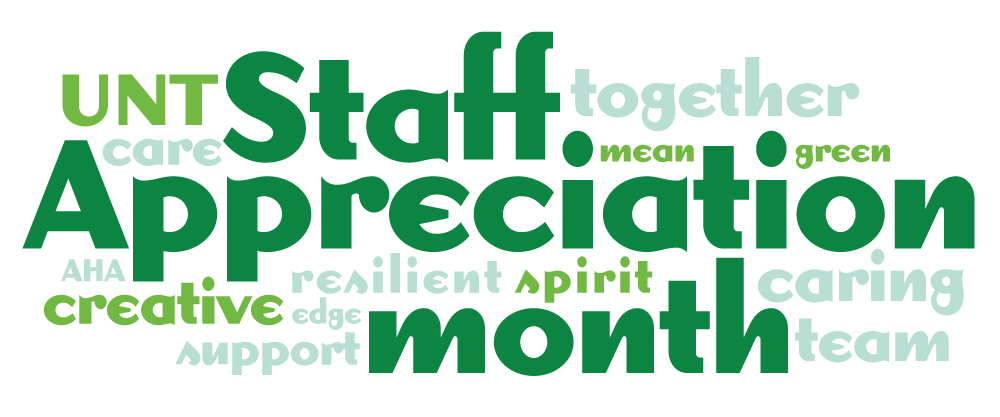 UNT Staff Appreciation Month
