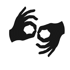 Picture of sign language interpreters symbol