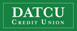 Logotipo de DATCU en fondo de verde