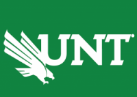 UNT Logo with Diving Eagle